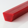 V-belt polyurethane 80 Shore A red smooth